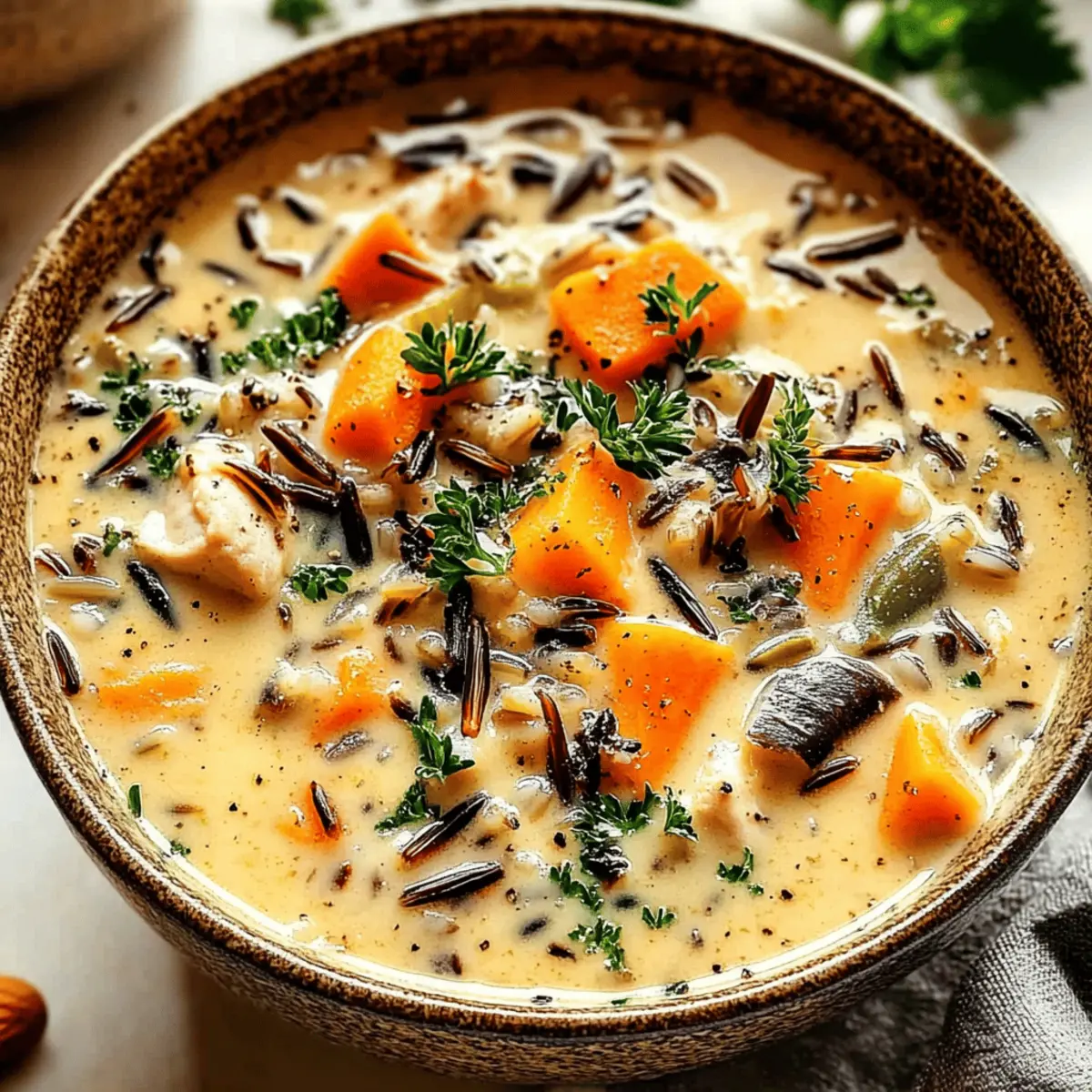 Autumn Wild Rice Soup