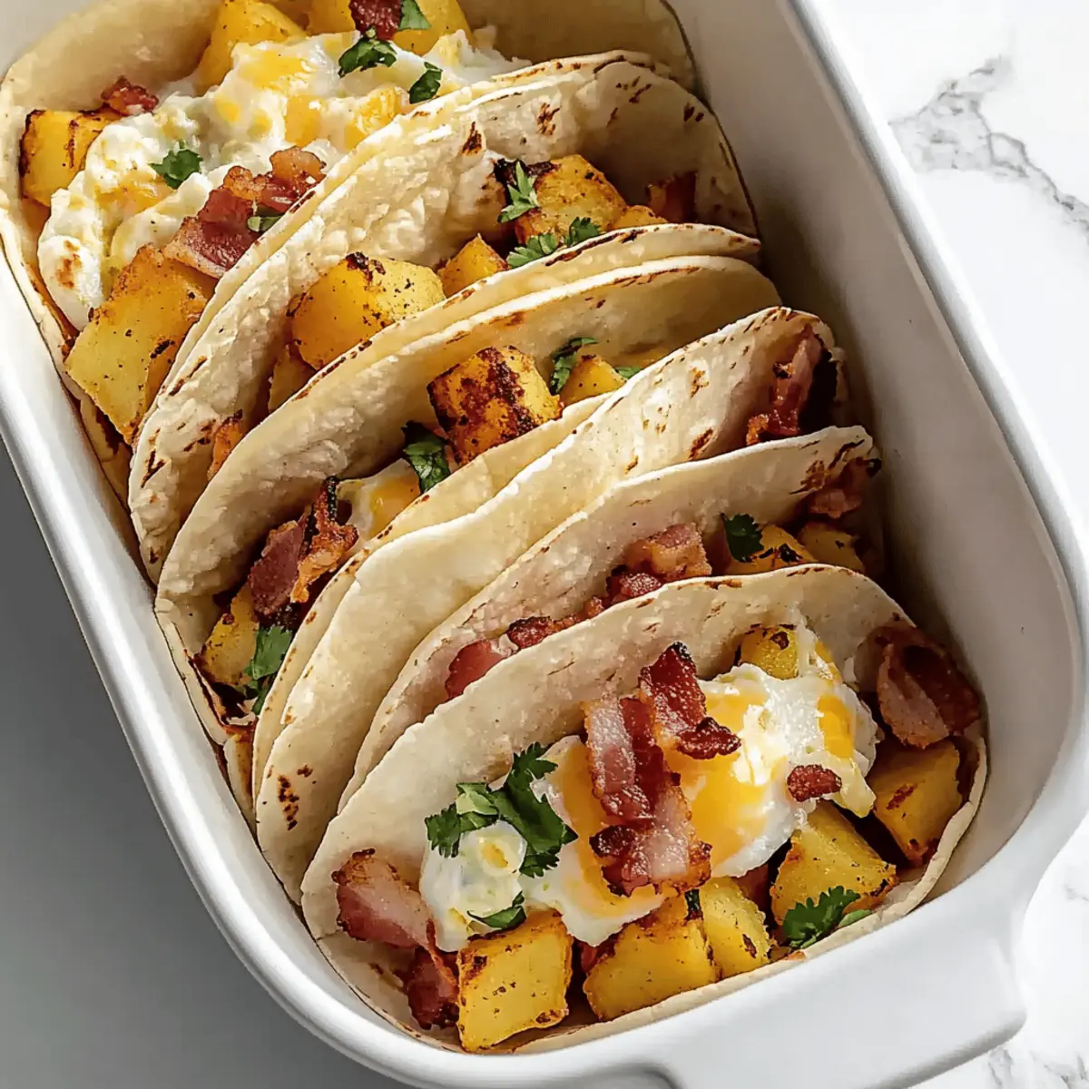 Baked Breakfast Tacos