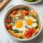 Baked Feta Eggs