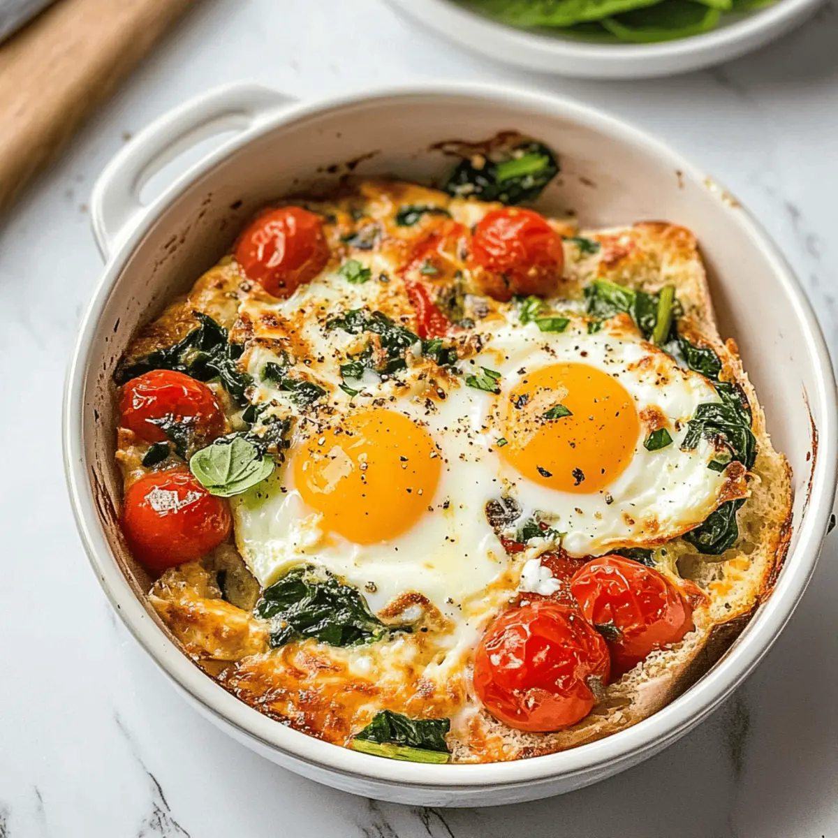 Baked Feta Eggs