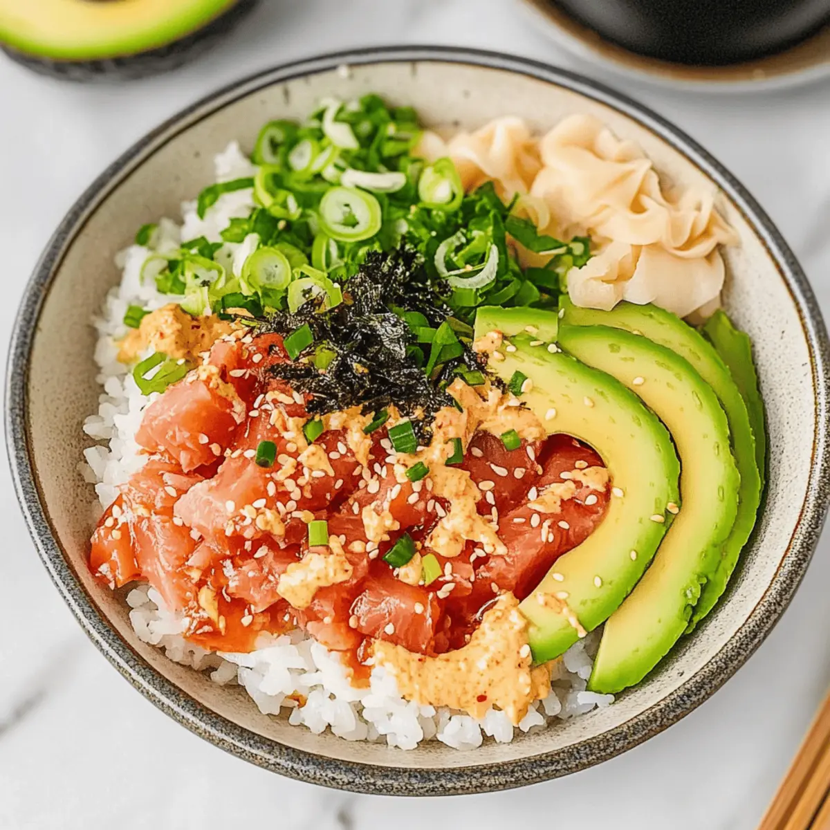 Canned Tuna Sushi Bowl