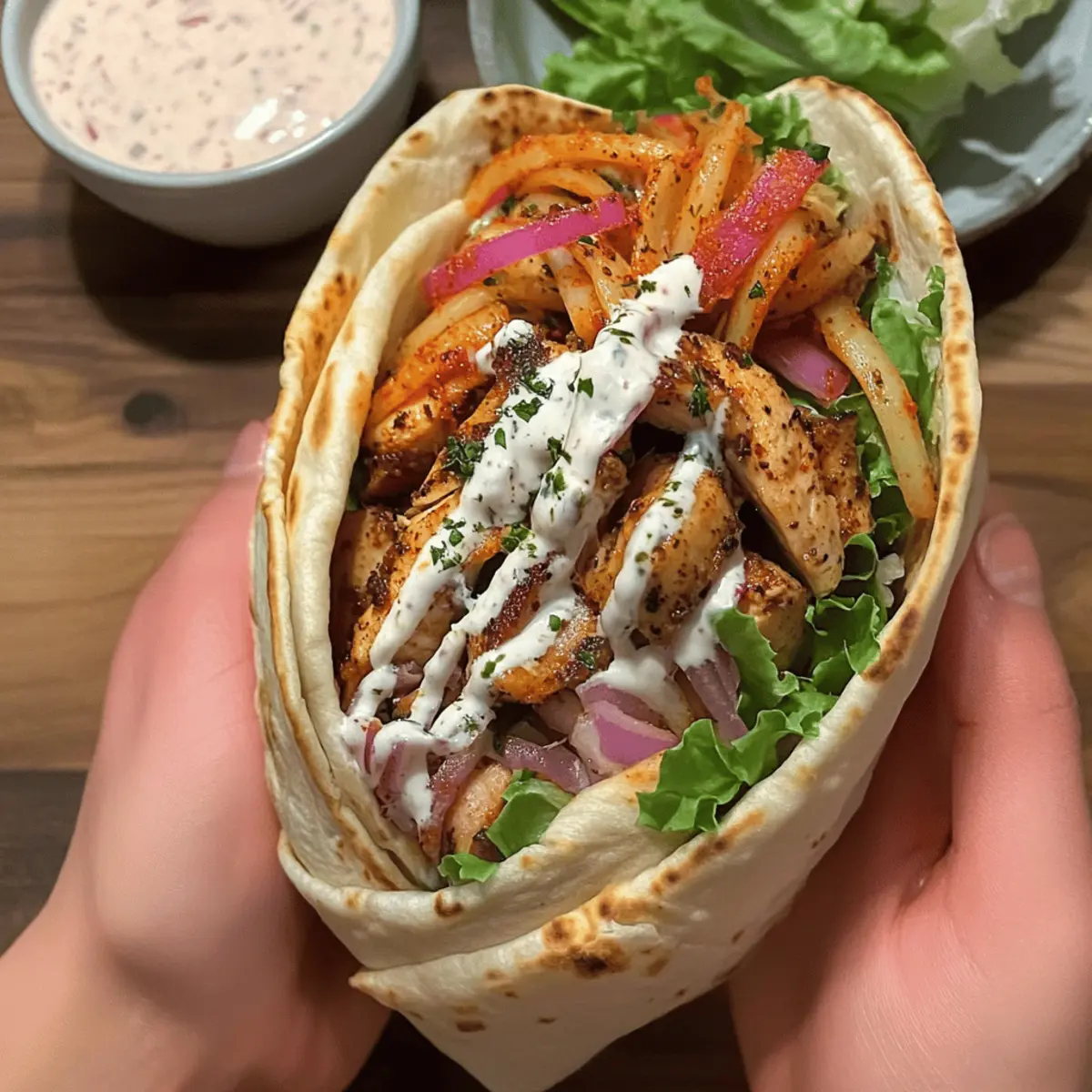 Chicken Shawarma Wrap