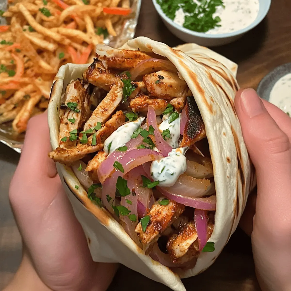 Chicken Shawarma Wrap