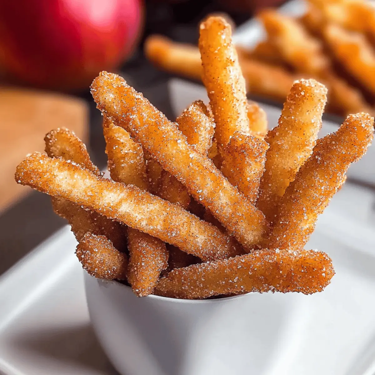 Crispy Air Fryer Apple Fries