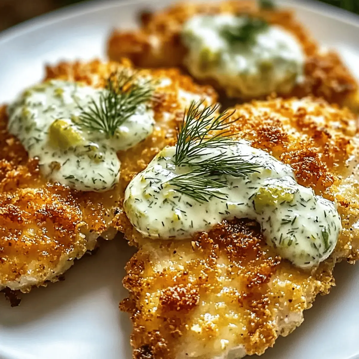 Crispy Dill Pickle Parmesan Chicken