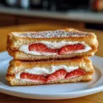 Fried Strawberry Cheesecake Sandwiches