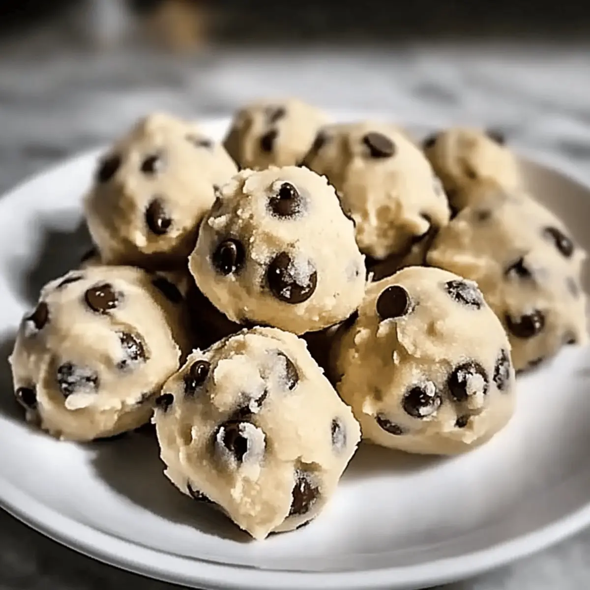 Greek Yogurt Cookie Dough Bites