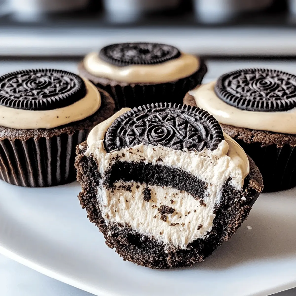 Oreo Cheesecake Cookie Cups