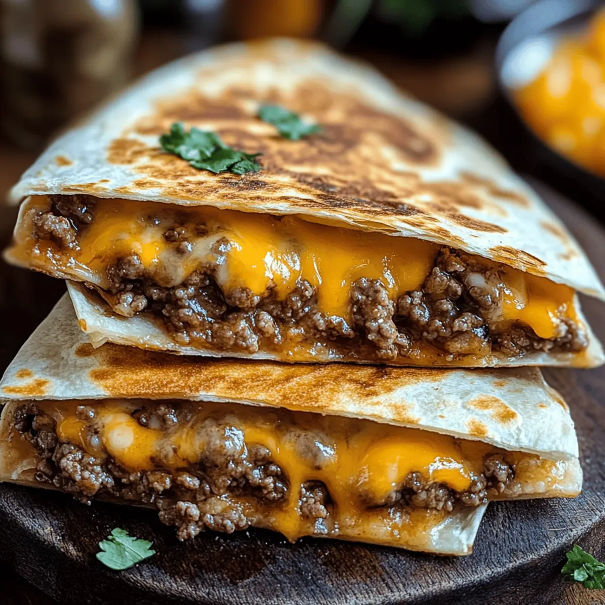 Smashburger Quesadillas