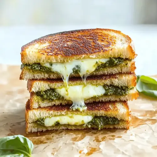 Sourdough Pesto Grilled Cheese