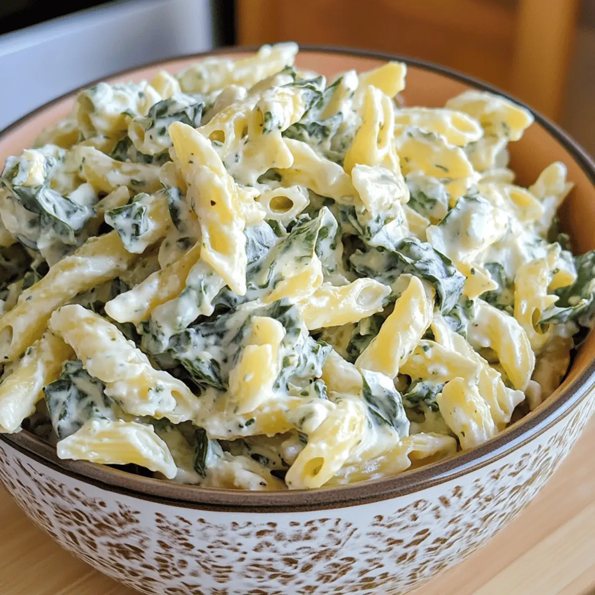 Spinach Dip Pasta Salad