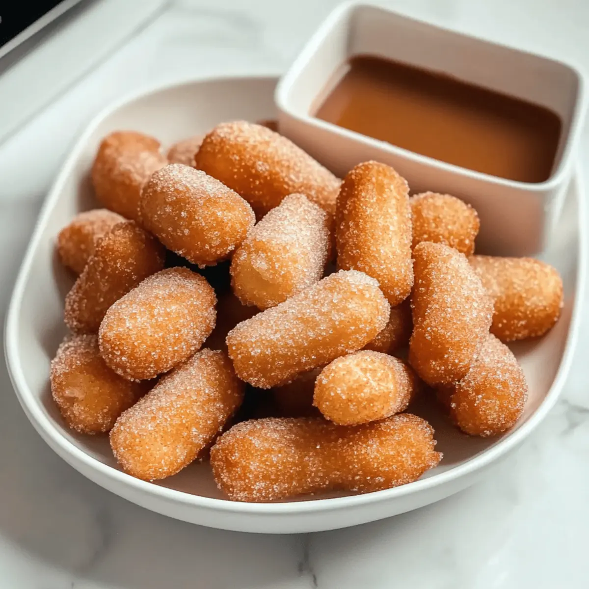 Sweet Air Fryer Churro Bites