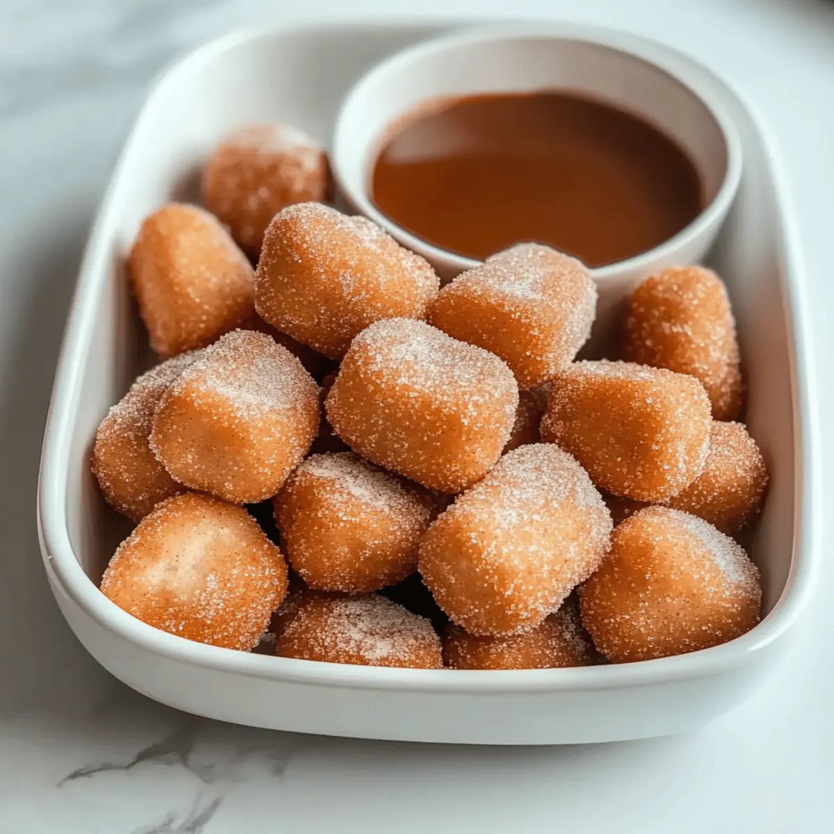 Sweet Air Fryer Churro Bites