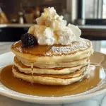 Sweet Coconut Cream Pancakes