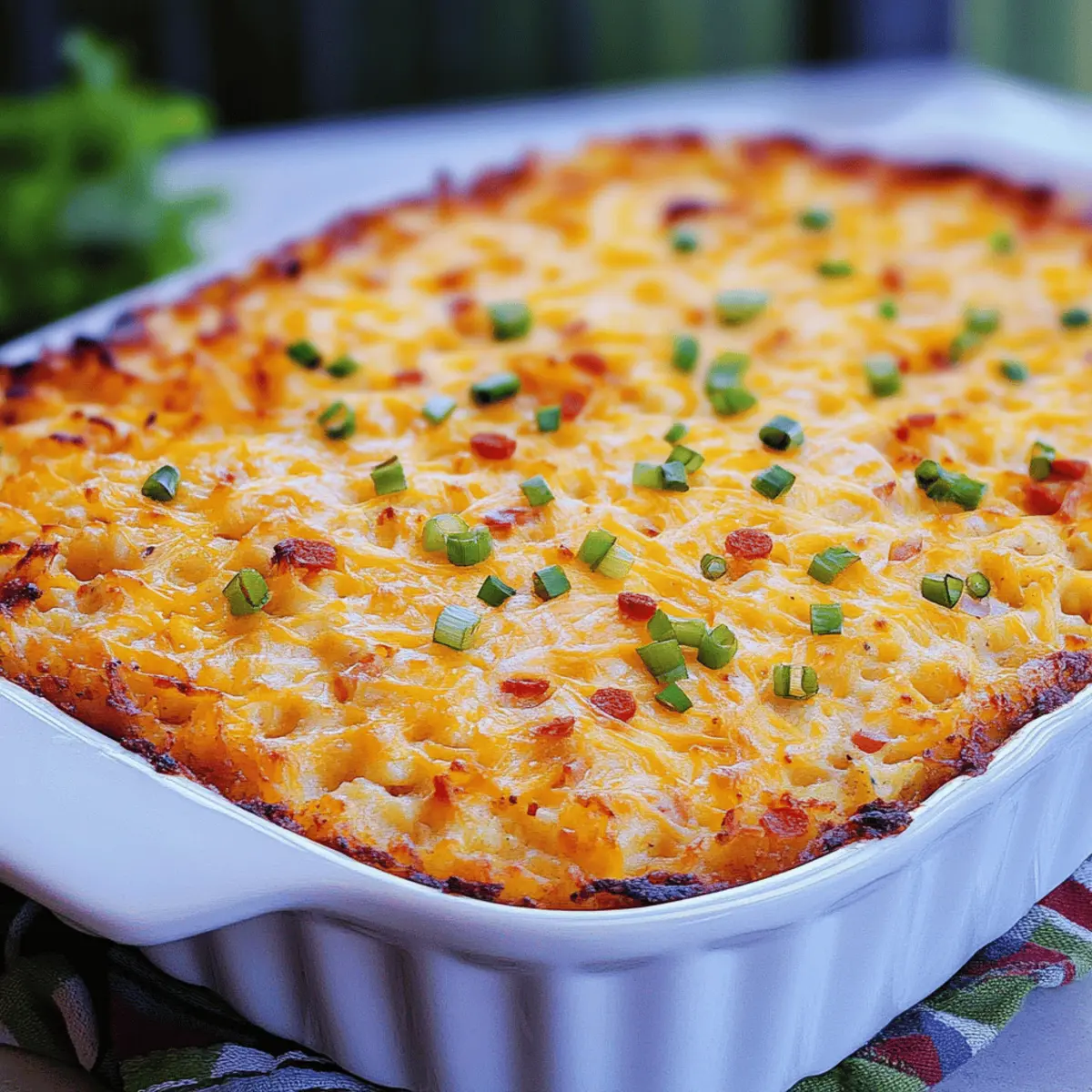 Pimento Cheese Hash Brown Casserole