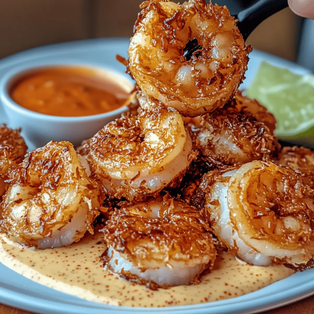 Coconut Shrimp with Sweet Chili Mayo