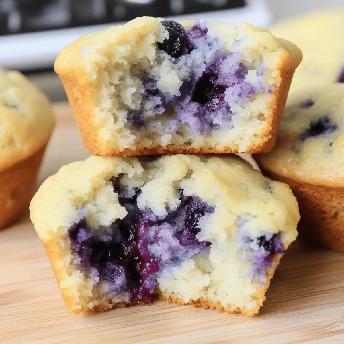 Almond Flour Lemon Blueberry Muffins