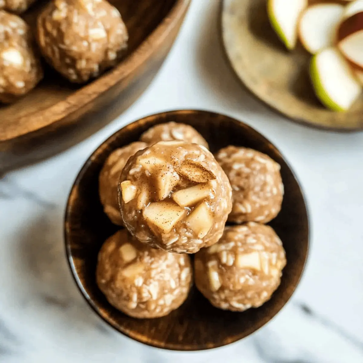 Apple Pie Protein Balls