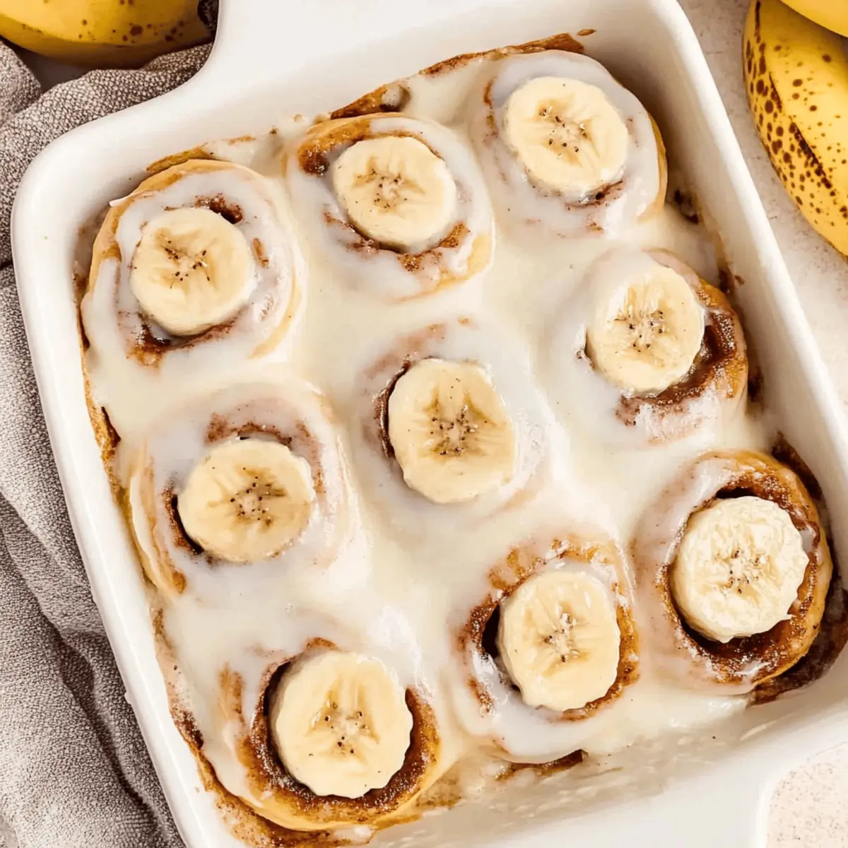 Banana Bread Cinnamon Rolls