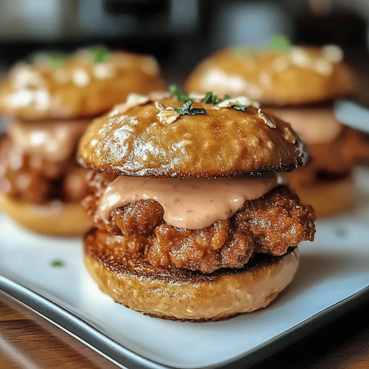 Bang Bang Chicken Sliders