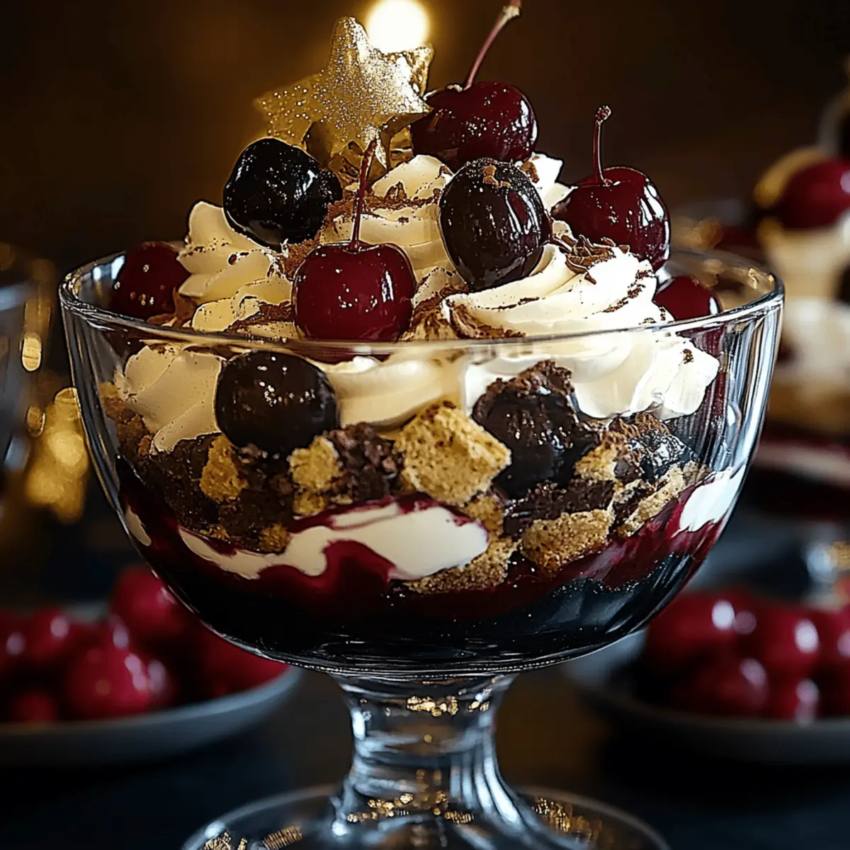Black Forest Trifle for Christmas
