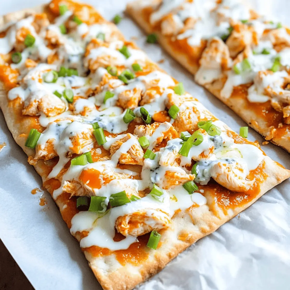 Buffalo Chicken Flatbread
