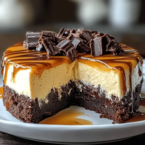 Caramel Brownie Cheesecake