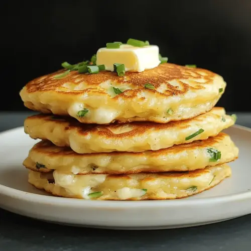Cheese & Chive Pancakes