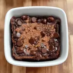 Cheese Microwave Brownie