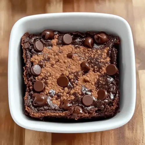 Cheese Microwave Brownie