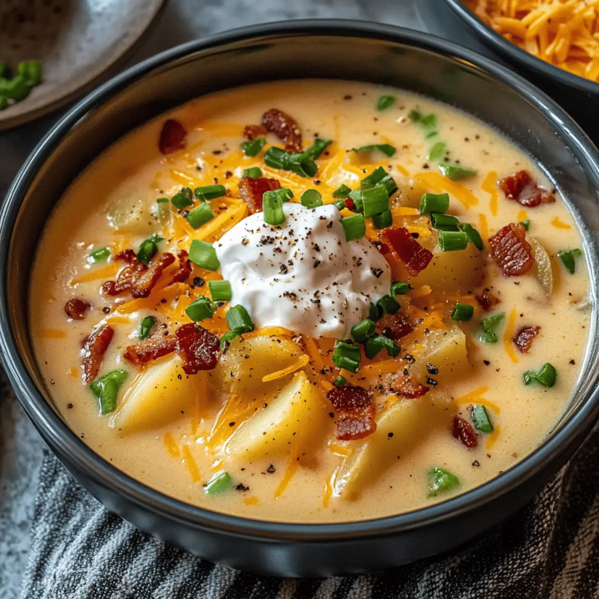 Comforting Loaded Baked Potato Soup