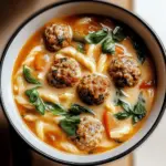 Creamy Italian Meatball Soup