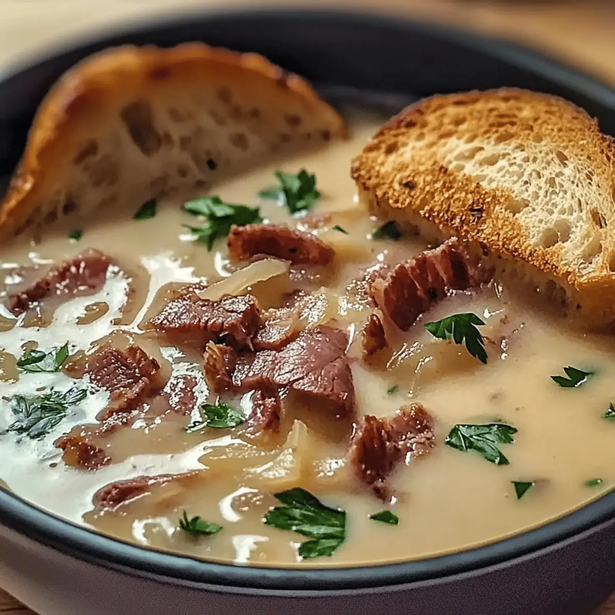 Creamy Reuben Soup