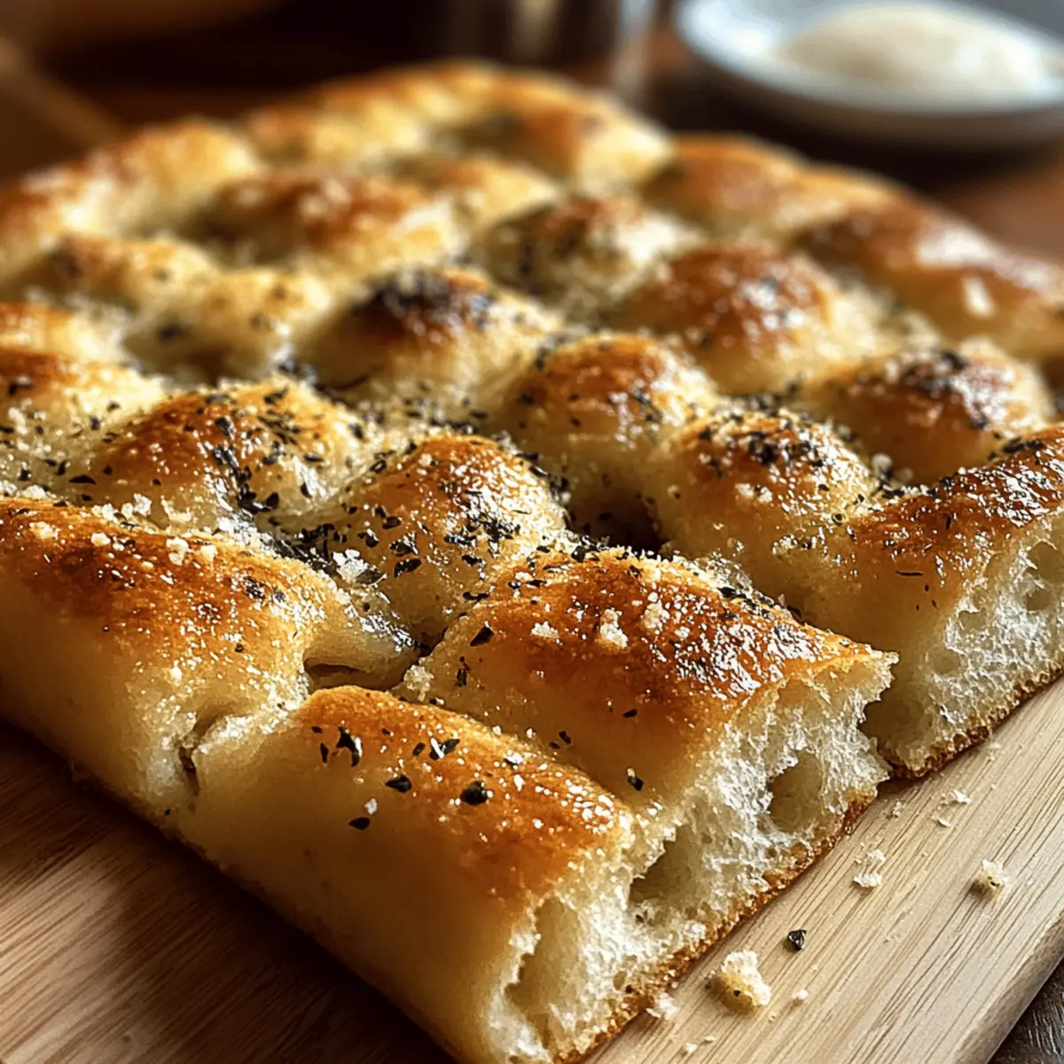 Garlic Parmesan Focaccia