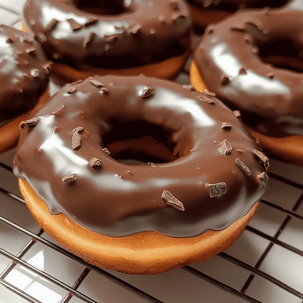Healthy Chocolate Protein Donuts