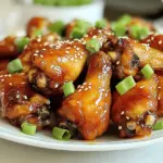 Honey Garlic Chicken Wings Spicy Rich Flavor Dish