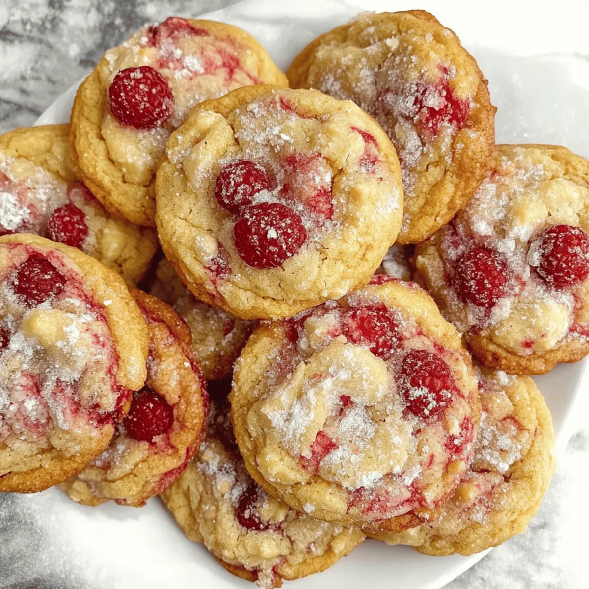 Lemon Raspberry Cookies