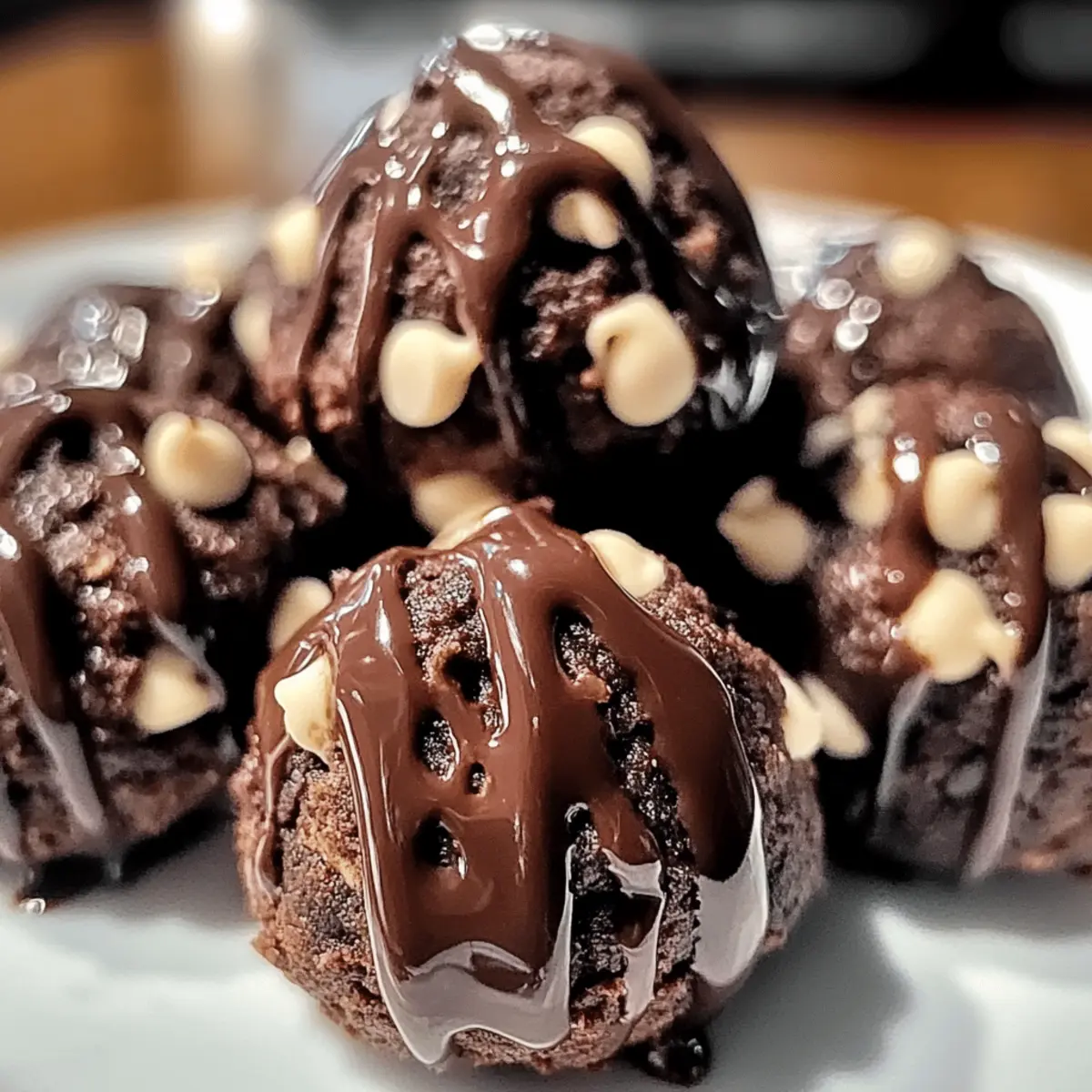 No-Bake Cottage Cheese Brownie Batter Protein Bites