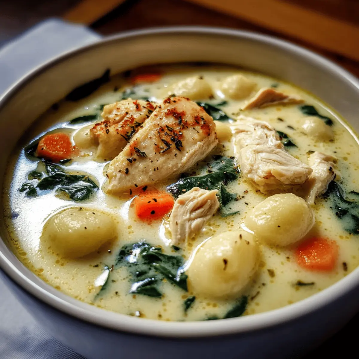 Olive Garden Chicken Gnocchi Soup