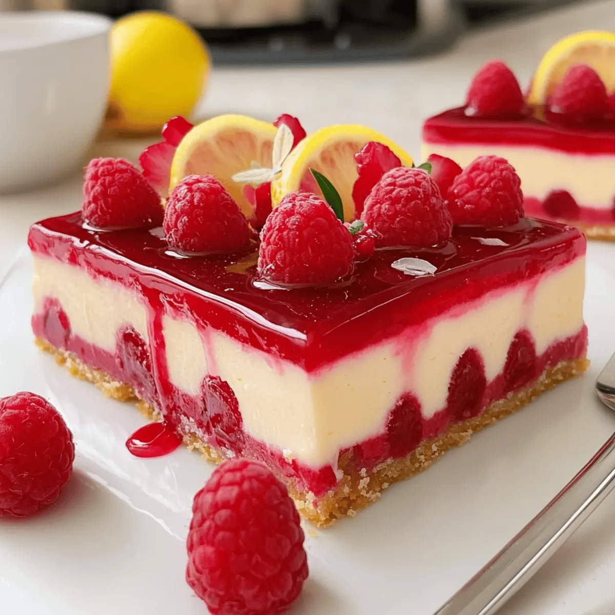 Raspberry Lemon Cheesecake