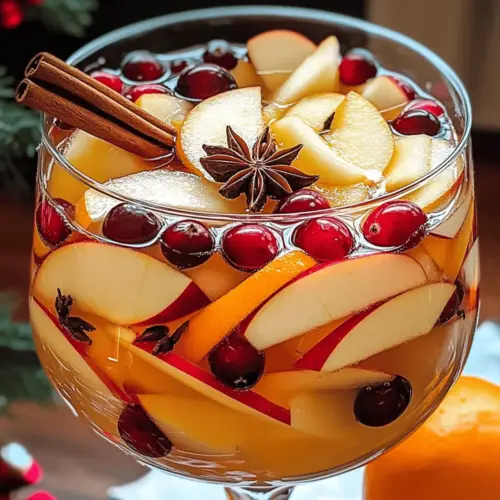Spiced Apple Cider Sangria Flavorful Fall Drink