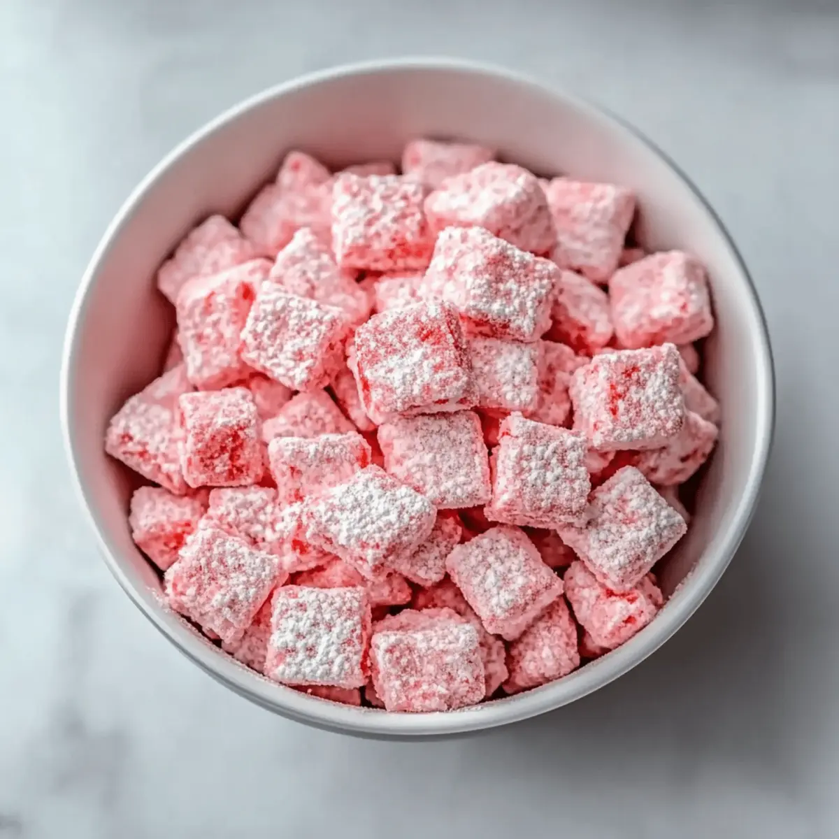 Strawberry Shortcake Puppy Chow