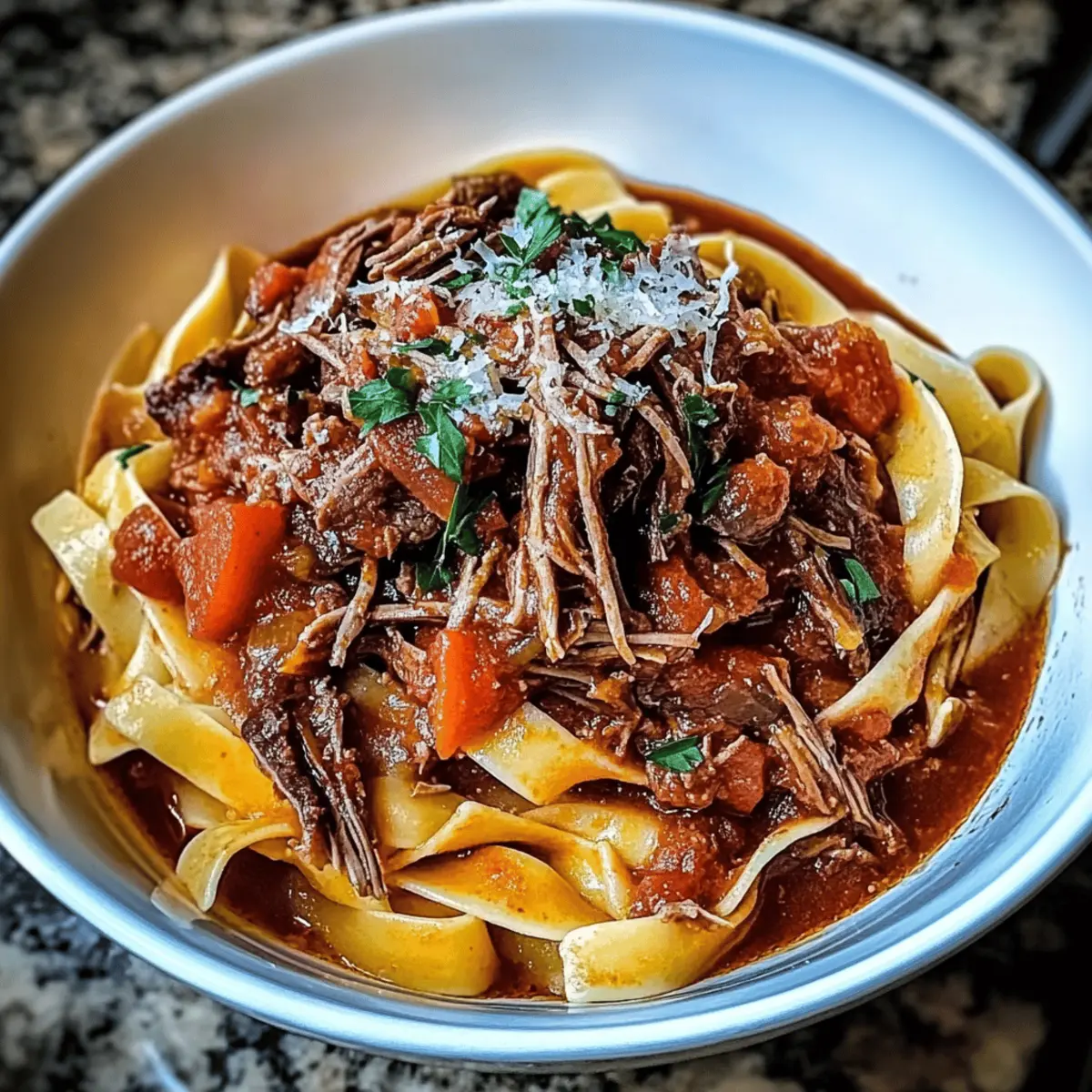 Sunday Slow Cooker Beef Ragu