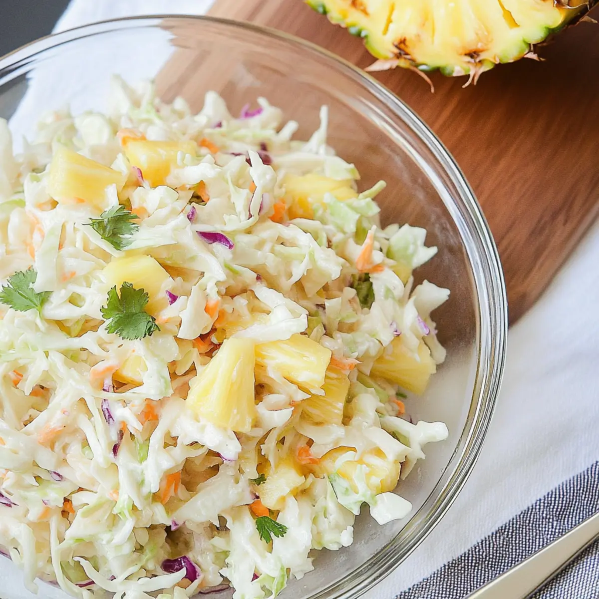 Hawaiian Coleslaw
