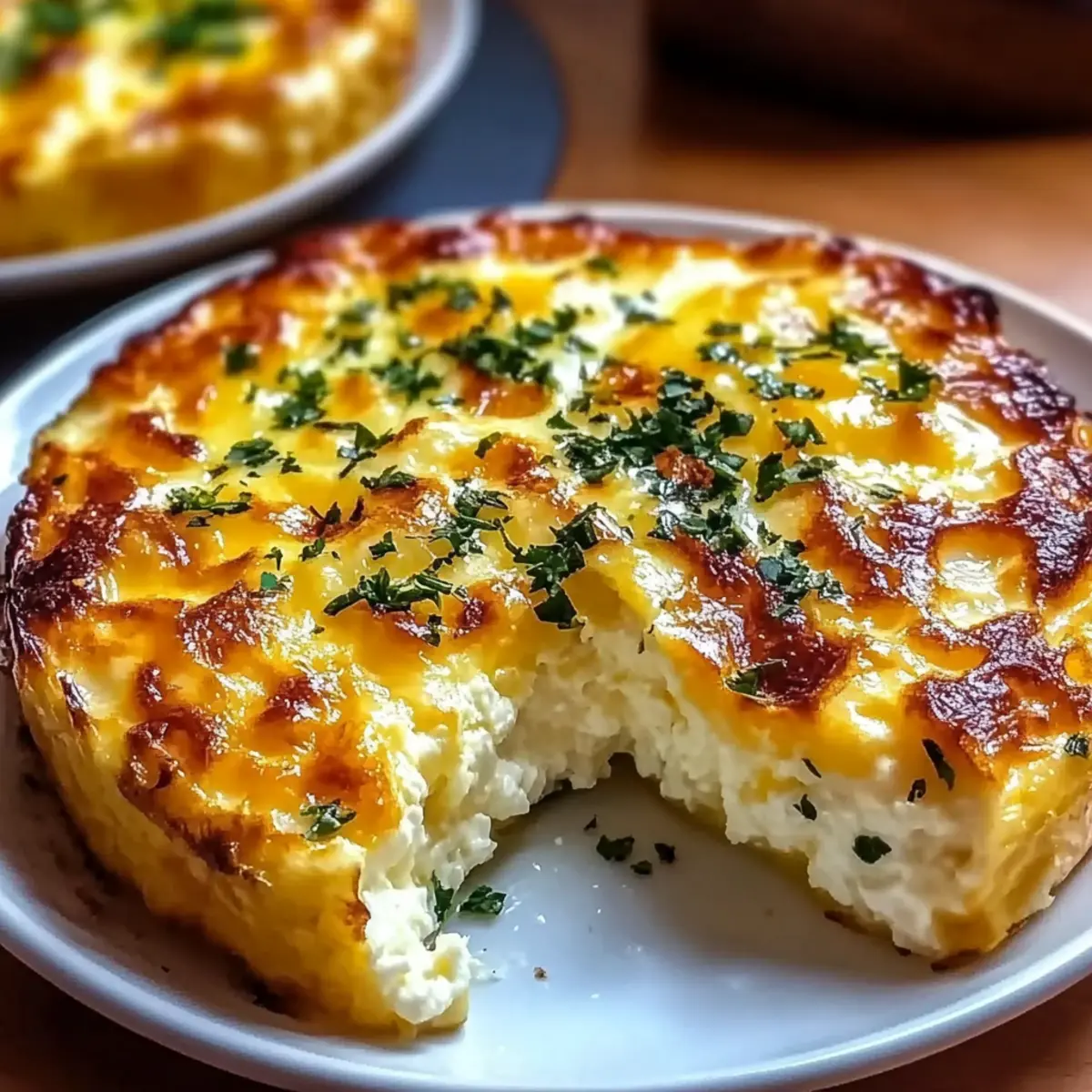 Baked Cottage Cheese Eggs