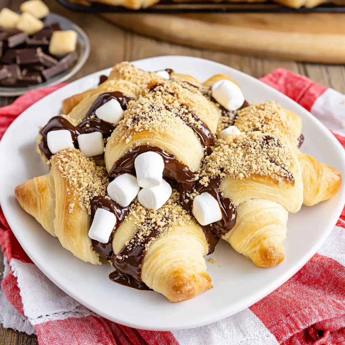 S’mores Crescent Rolls