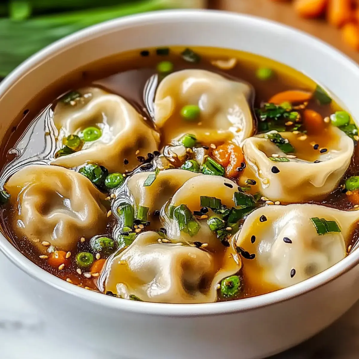 Comforting Potsticker Soup
