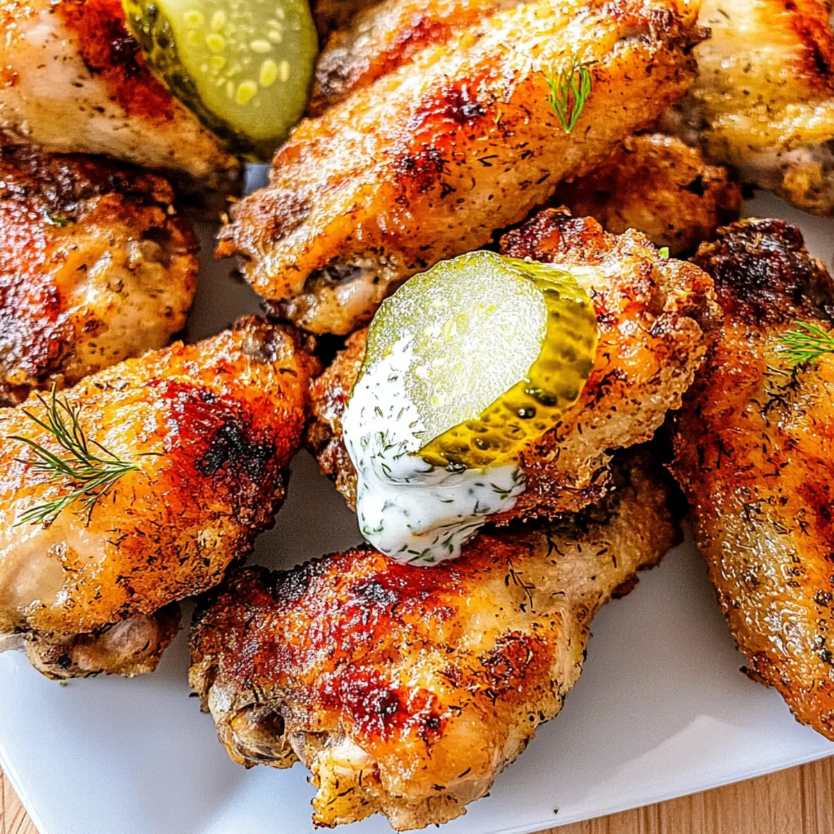 DILL PICKLE CHICKEN WINGS
