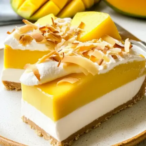 Mango Coconut Cheesecake