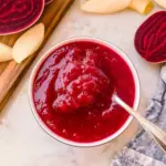 Strawberry Beet Instant Pot Applesauce